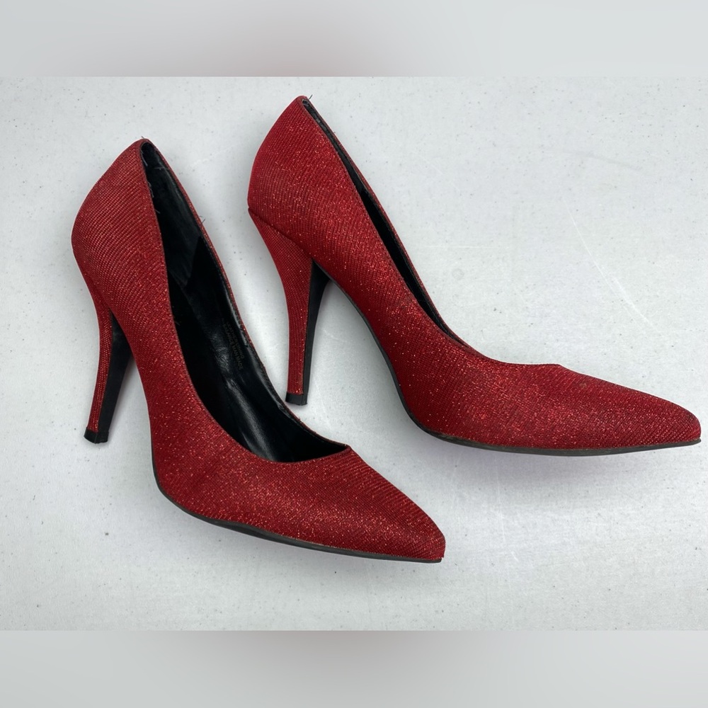 Le Chateau Moda Reflex RED Sparkly High heels, 7,5 Spring Sale